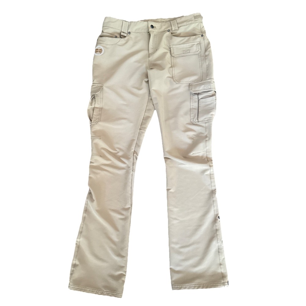 Girls With Guns Carbine Range Pants Women L Khaki Concealed Carry Cargo Bootcut
